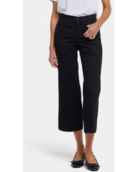 NYDJ - Teresa Waist Match Ankle Wide Leg Jeans - Lyst