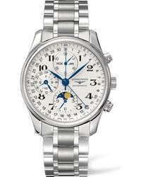 Longines - Master Automatic Chronograph Bracelet Watch, 40Mm - Lyst