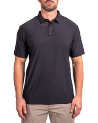 Maceoo - Geo Pattern Stretch Nylon Polo - Lyst