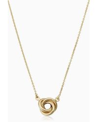 Oradina - 14K Kiss Me Pendant Necklace - Lyst