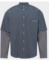 le PERE - Detached Sleeve Button Down - Lyst