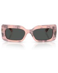 Jimmy Choo - 53Mm Rectangular Sunglasses - Lyst