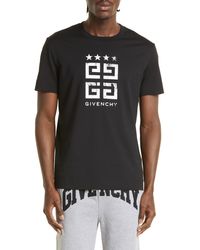 Givenchy - Slim Fit 4g Logo Cotton Graphic T-shirt - Lyst