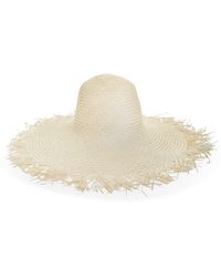 San Diego Hat - Frayed Straw Sun Hat - Lyst