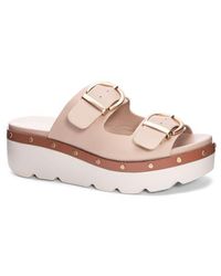 Chinese Laundry - Surf's Up Platform Slide Sandal - Lyst