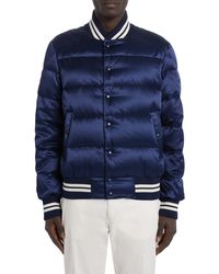 Moncler - Dives Quilted Satin Down Bomber Jacket - Lyst