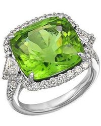 Bony Levy - Iris Peridot & Diamond Statement Ring - Lyst