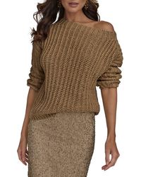 Donna Karan - Open Stitch Sweater - Lyst
