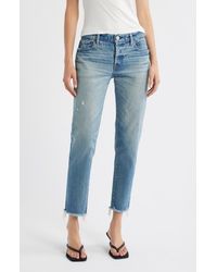 Moussy - Bretton Tapered Ankle Jeans - Lyst