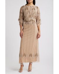 Pisarro Nights - Beaded Cold Shoulder Cocktail Dress - Lyst