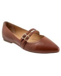 Trotters - Emerald Pointed Toe Mary Jane Flat - Lyst