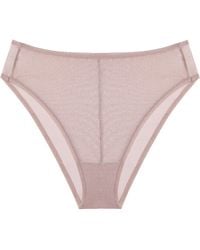 CUUP - The Highwaist High Cut Mesh Briefs - Lyst