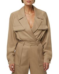 JLUXLABEL - Theory Bodysuit - Lyst