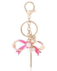 Juicy Couture - Bow Charm Keychain - Lyst