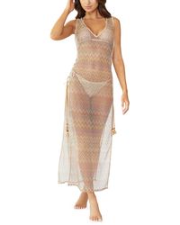 PQ Swim - Joy Lace Metallic Tassel Cover-up Dress - Lyst