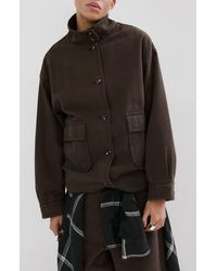 Mango - Eugenie Cotton Twill Jacket - Lyst