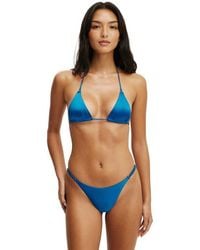 Cotton On - Micro String Triangle Bikini Top - Lyst