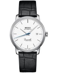 MIDO - Baroncelli Heritage Automatic Leather Strap Watch, 39Mm - Lyst