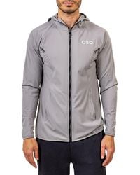 Maceoo - Athletic Full Zip Hoodie Sweater - Lyst