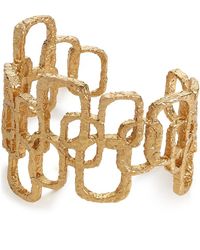 Retro Chic - Roman Arc Golden Bracelet - Lyst