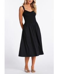 Bishop + Young - Corsica Smocked Poplin Dress - Lyst