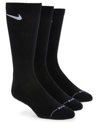 Nike - Everyday Elevated Assorted 3-Pack Dri-Fit Cotton Blend Crew Socks - Lyst