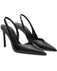 Mango - Slingback Half D'Orsay Pointed Toe Pump - Lyst