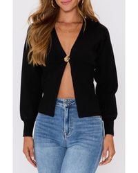 Vici Collection - Sonoma Hammered Button Statement Cardigan - Lyst