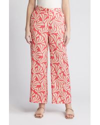 Masai - Perinua Floral Print Wide Leg Trousers - Lyst