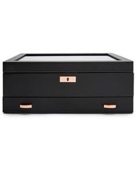 Wolf - Axis 10 Piece Watch Box With Drawer - Lyst