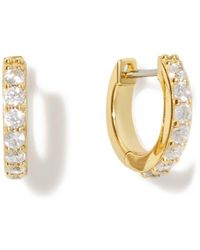 Ana Luisa - Suzanne Medium Cubic Zirconia Huggie Hoop Earrings - Lyst