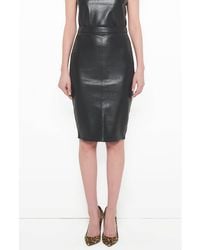 AS by DF - Port Elizabeth Recycled Leather Skirt - Lyst