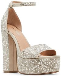 Steve Madden - Glam Ankle Strap Platform Sandal - Lyst