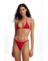 Cotton On - Micro String Triangle Bikini Top - Lyst