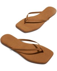 TKEES - Lily Square Toe Flip Flop - Lyst