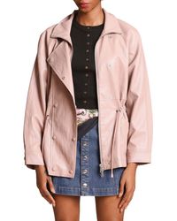 Avec Les Filles - Faux-Ever Leather Anorak - Lyst