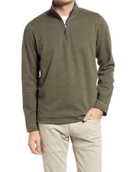 Johnston & Murphy - Reversible Quarter Zip Pullover - Lyst