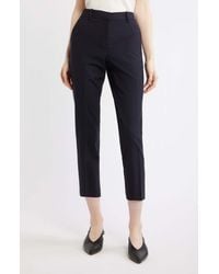 Theory - Treeca Wool Blend Crop Pants - Lyst