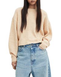 Mango - Crewneck Drop Shoulder Sweater - Lyst