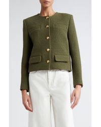 Nili Lotan - Paige Cotton Blend Tweed Jacket - Lyst