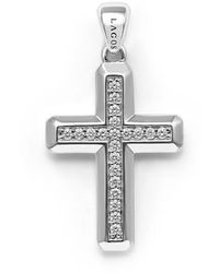 Lagos - Anthem Diamond Cross Pendant - Lyst