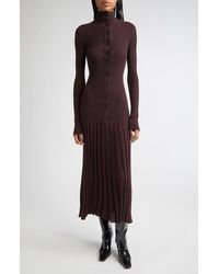 Proenza Schouler - Jada Long Sleeve Sweater Dress - Lyst
