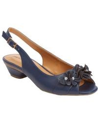 Comfortview - The Rider Leather-Like Slingback - Lyst
