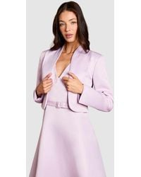 Coast - Satin Crop Jacket - Lyst