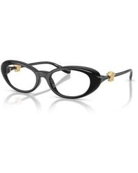 Versace - 52Mm Oval Optical Glasses - Lyst