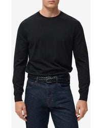Mango - Crewneck Wool Sweater - Lyst