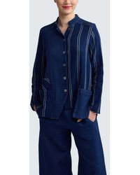 Luukaa - Clover Architectural Denim Muslin Jacket - Lyst