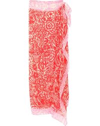 Echo - Bay Floral Sarong - Lyst
