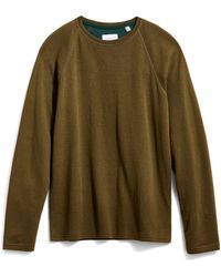 Billy Reid - Long Sleeve Cotton & Modal Crewneck T-Shirt - Lyst