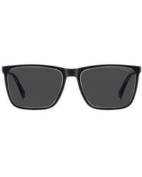 Polaroid - 58Mm Polarized Rectangular Sunglasses - Lyst